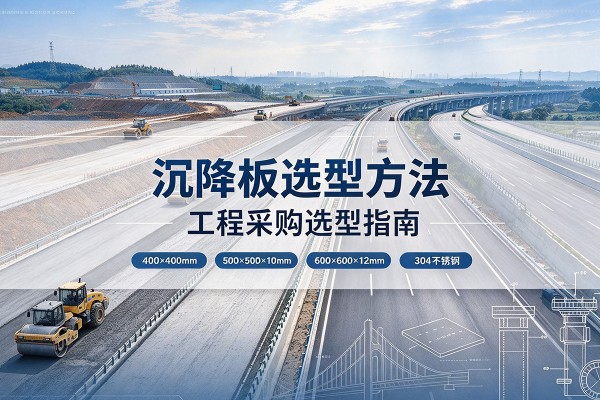 金台沉降板选择方法