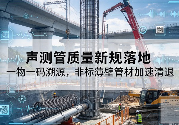 金台声测管质量新规落地，一物一码溯源，非标薄壁管材加速清退