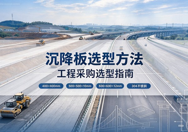 金台沉降板选择方法